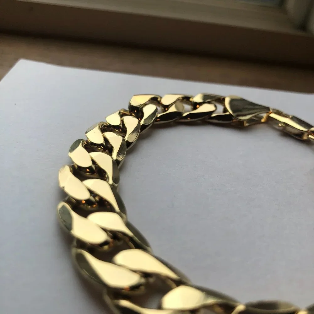 NEW 14KT 12MM STAMPED THICK 8